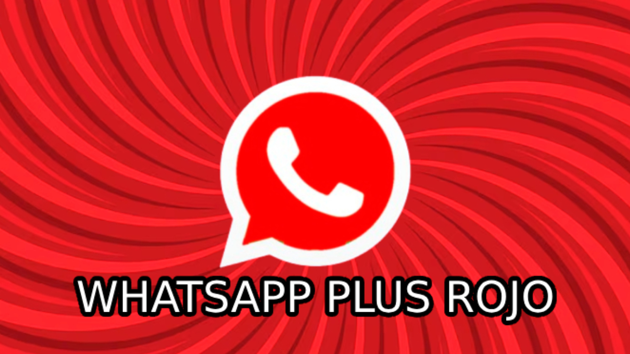 WhatsApp Plus Rojo